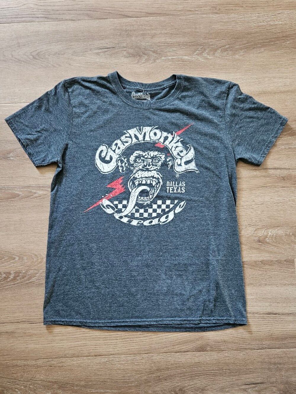 Gas Monkey Gray Graphic Tee Size L